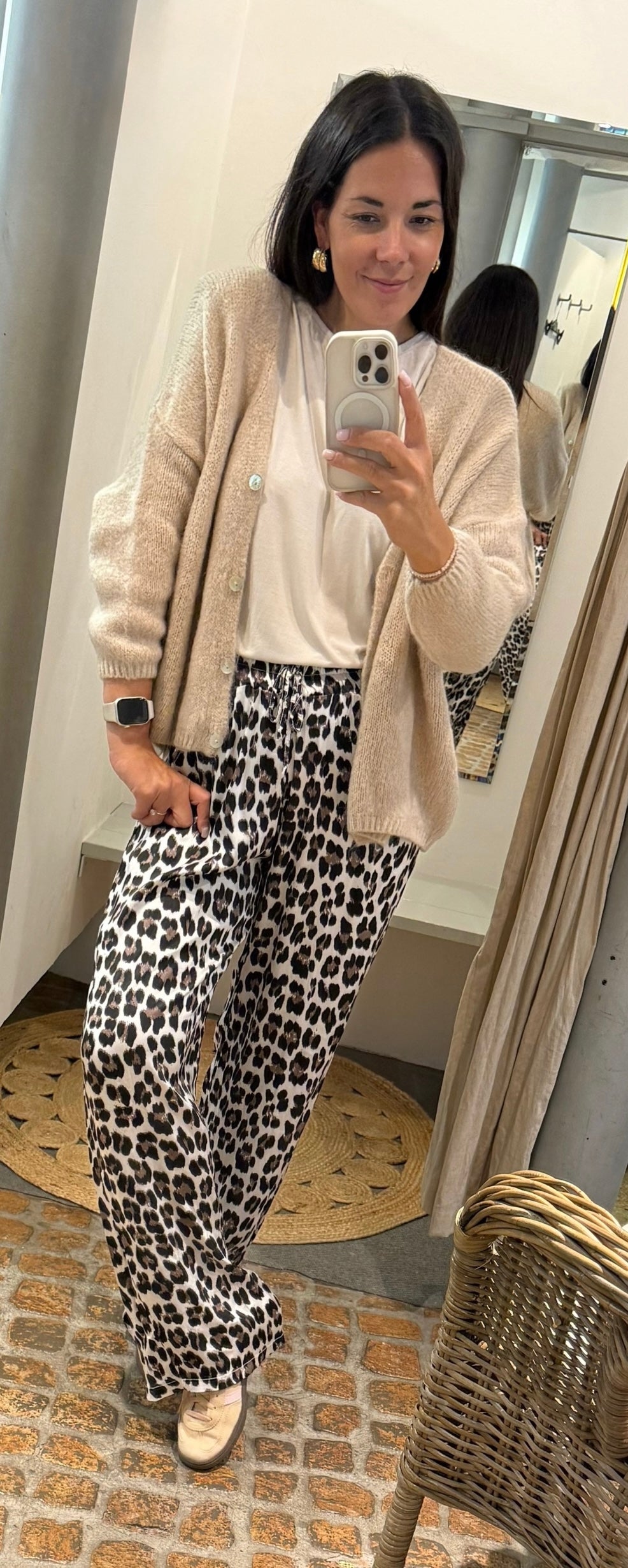 Satinhose LEO