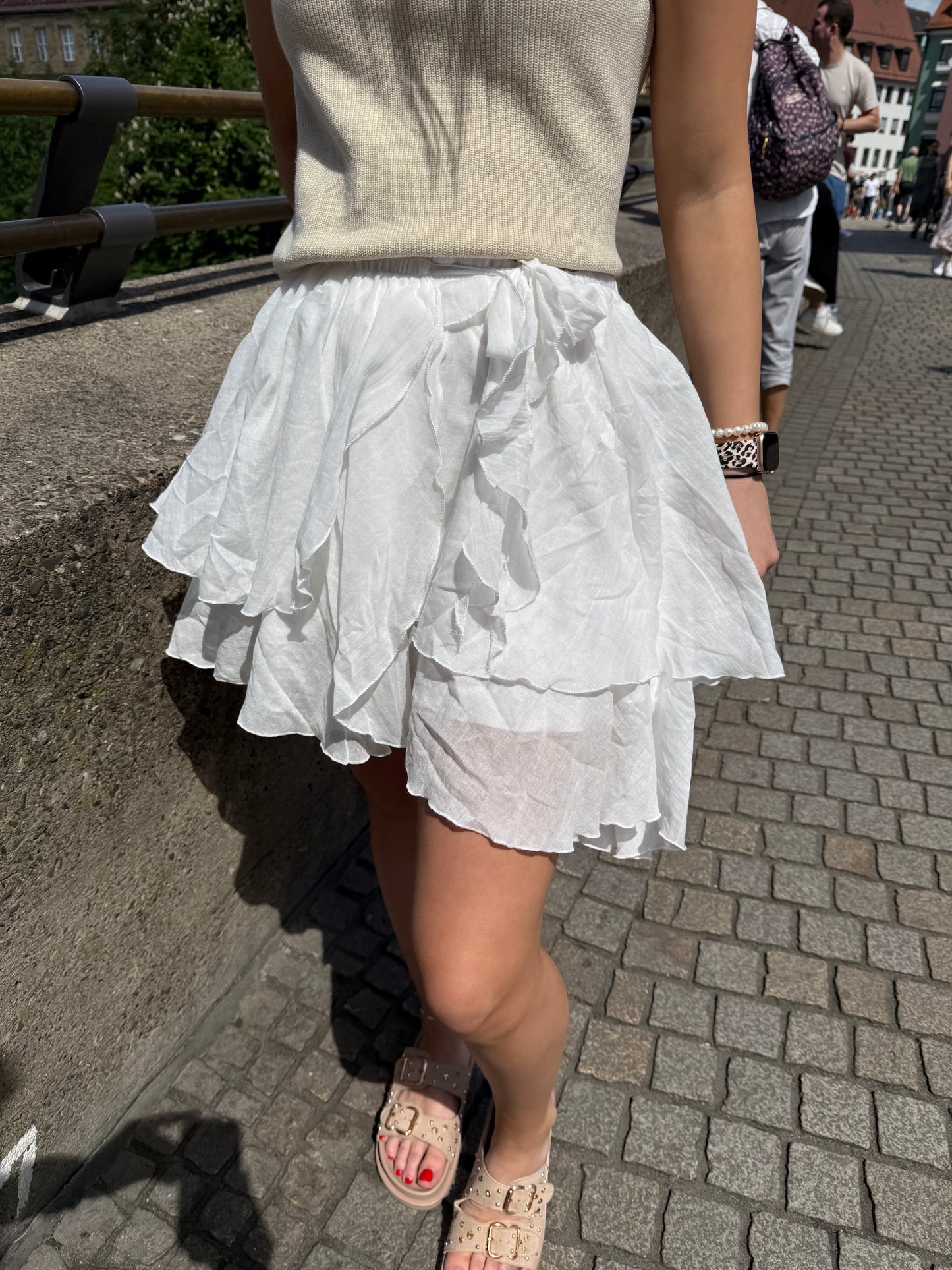 Sommer Rock in weiß