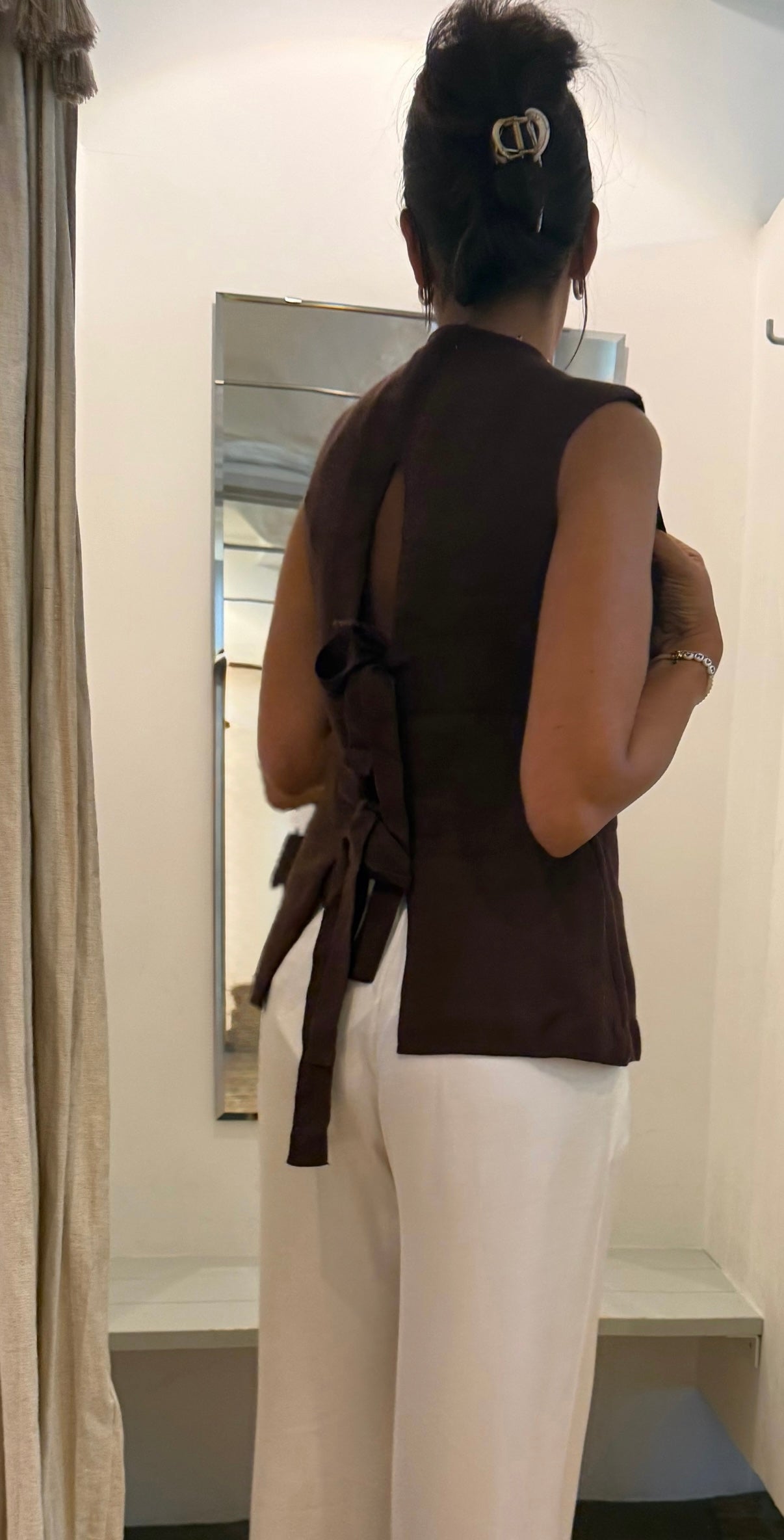 Strickweste choco
