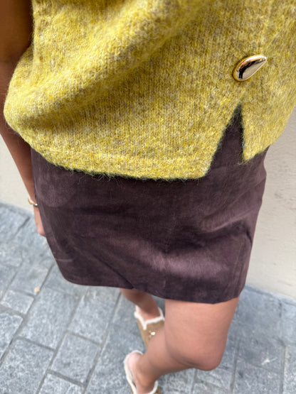 Strick Weste - Pullunder GOLD