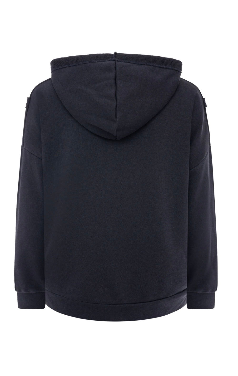 Zwillingsherz Hoodie Madame Dackel in schwarz