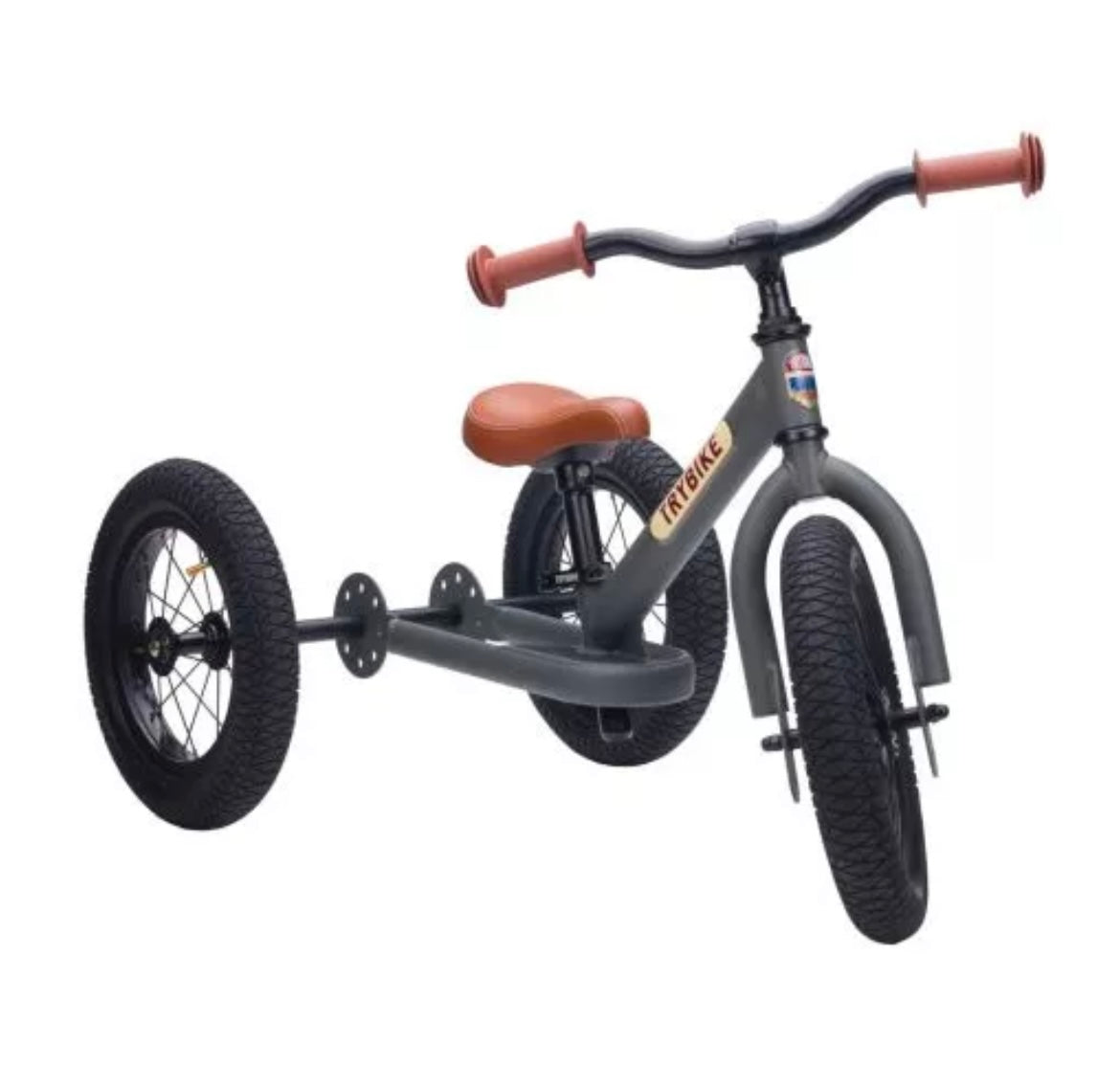 Trybike Laufrad 2 in 1 Steel Grey Matt