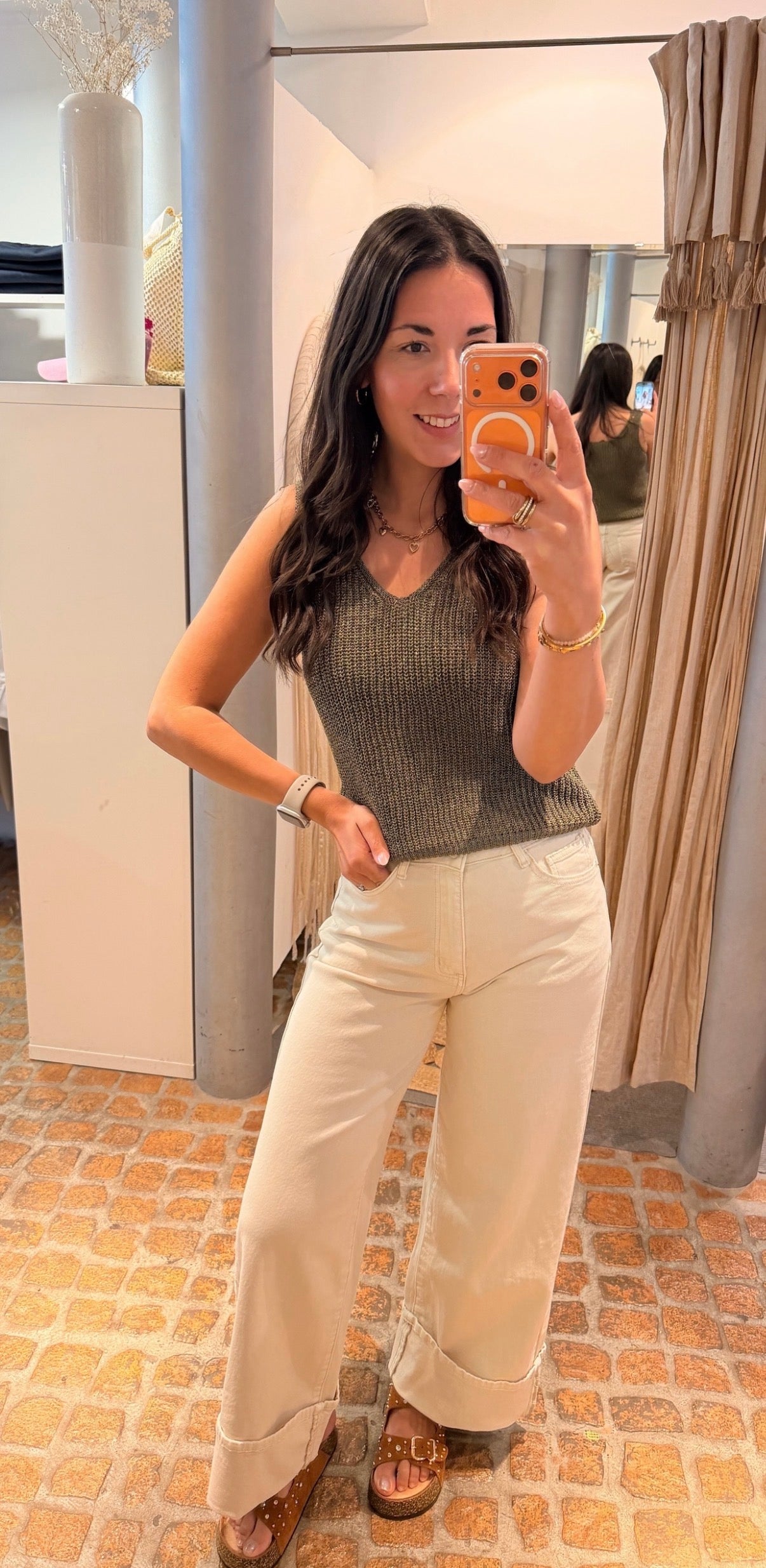 OUI STRICKTOP KHAKI