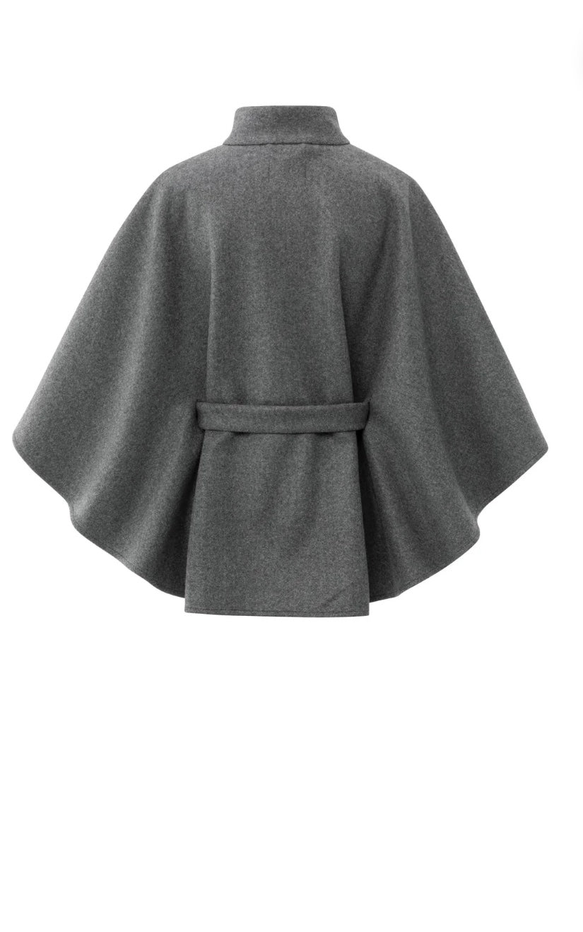 YAYA Poncho in Anthrazit