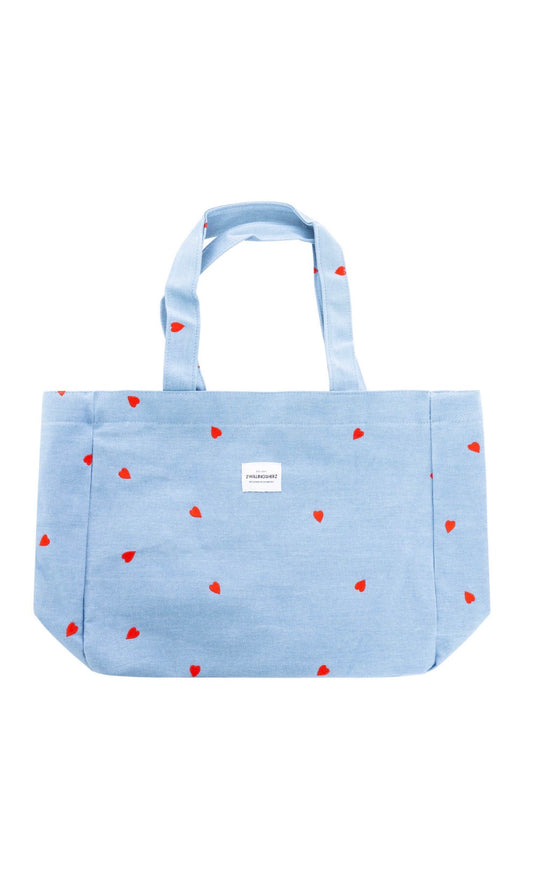 Zwillingsherz Shopper Heart Used Look