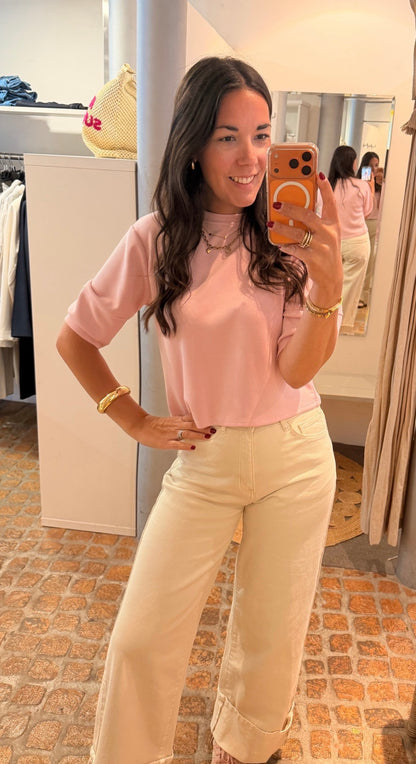 MIDI SHIRT MILANO IN ROSA