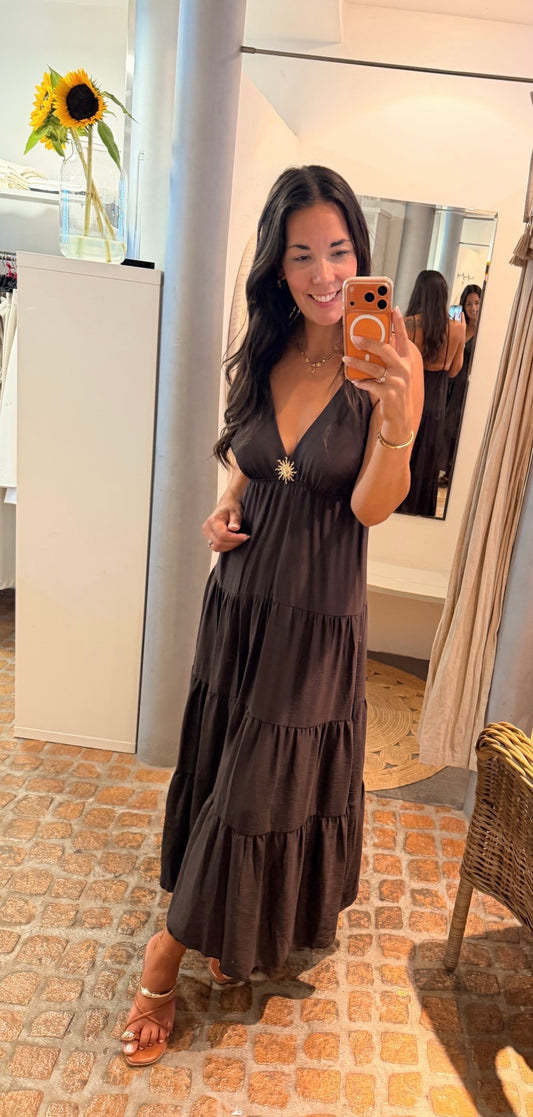 MAXI DRESS SUNSHINE BROWN