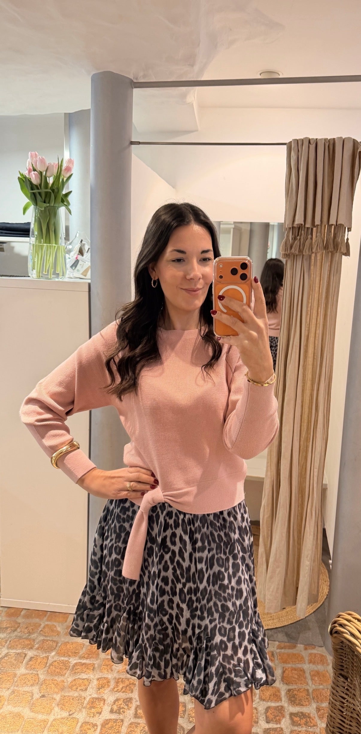 OUI PULLOVER DUSTY ROSE