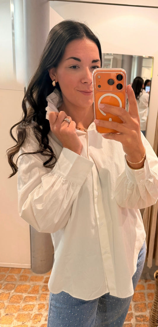 Bluse Classic white