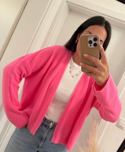 Cardigan in Pink