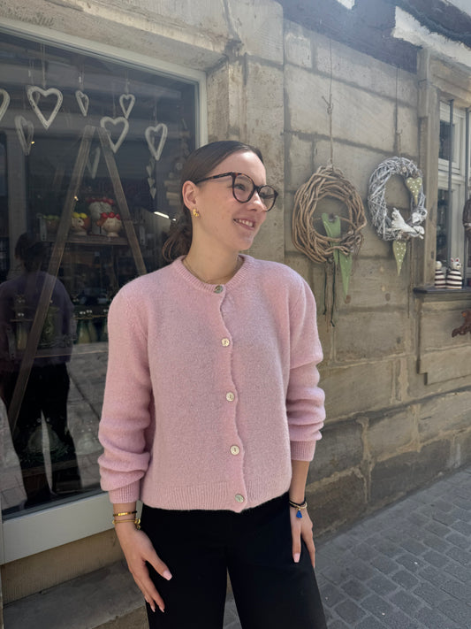 Cardigan in altrosa