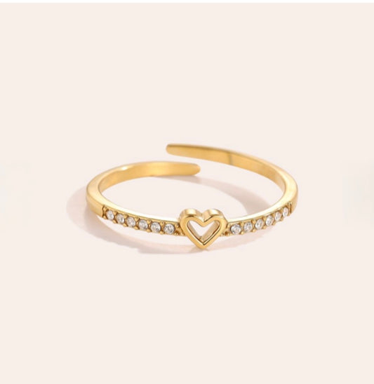 Ring tiny Heart gold