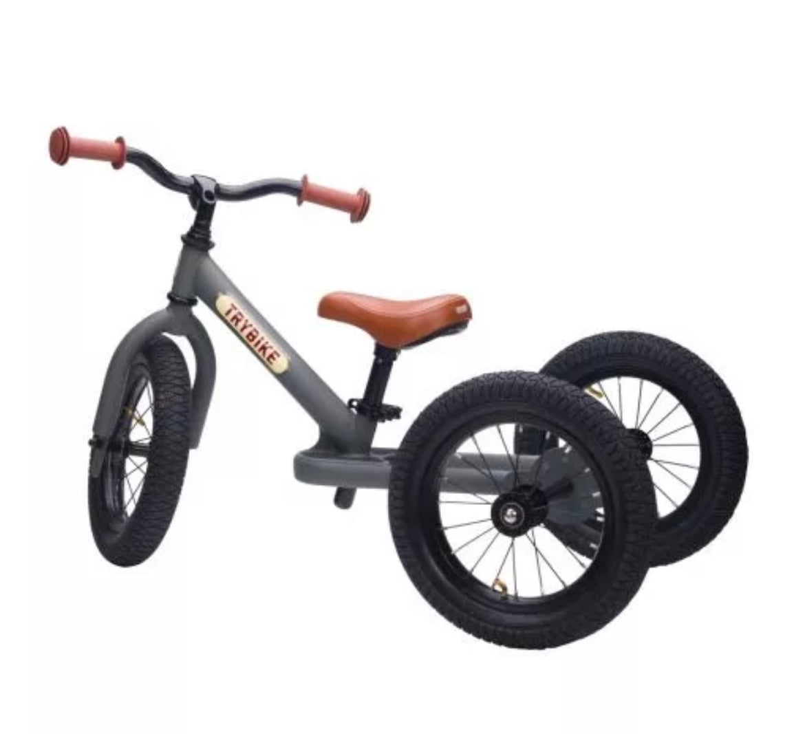 Trybike Laufrad 2 in 1 Steel Grey Matt