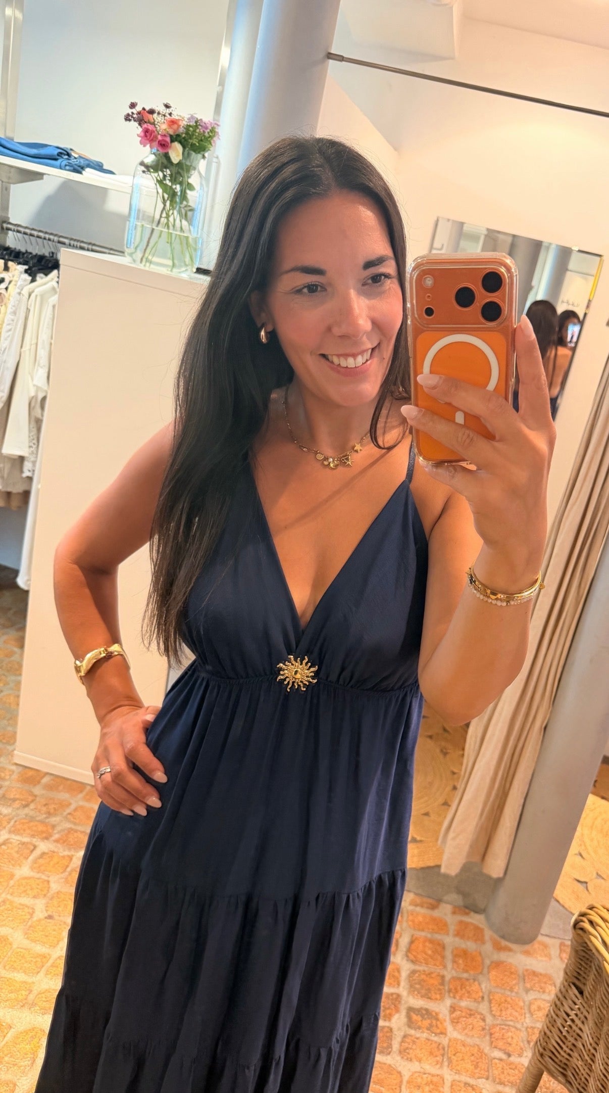 MAXI DRESS SUNSHINE MARINE