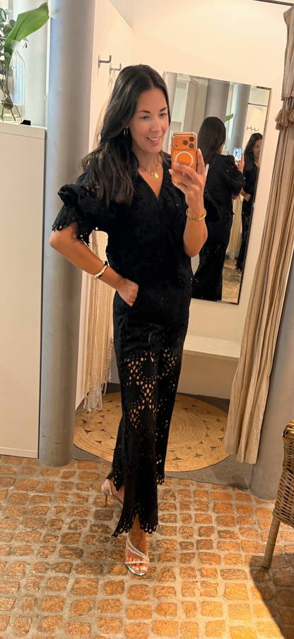 LACE HOSE BLACK