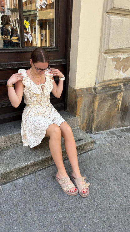 Musselin Kleid Blümchen Vintage