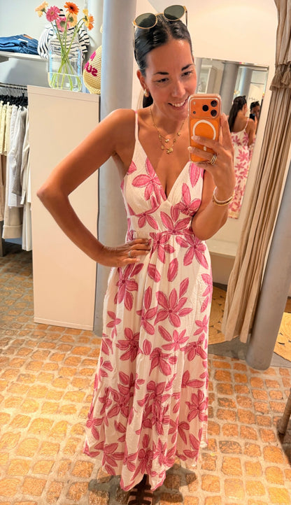 FLORAL MIDI DRESS