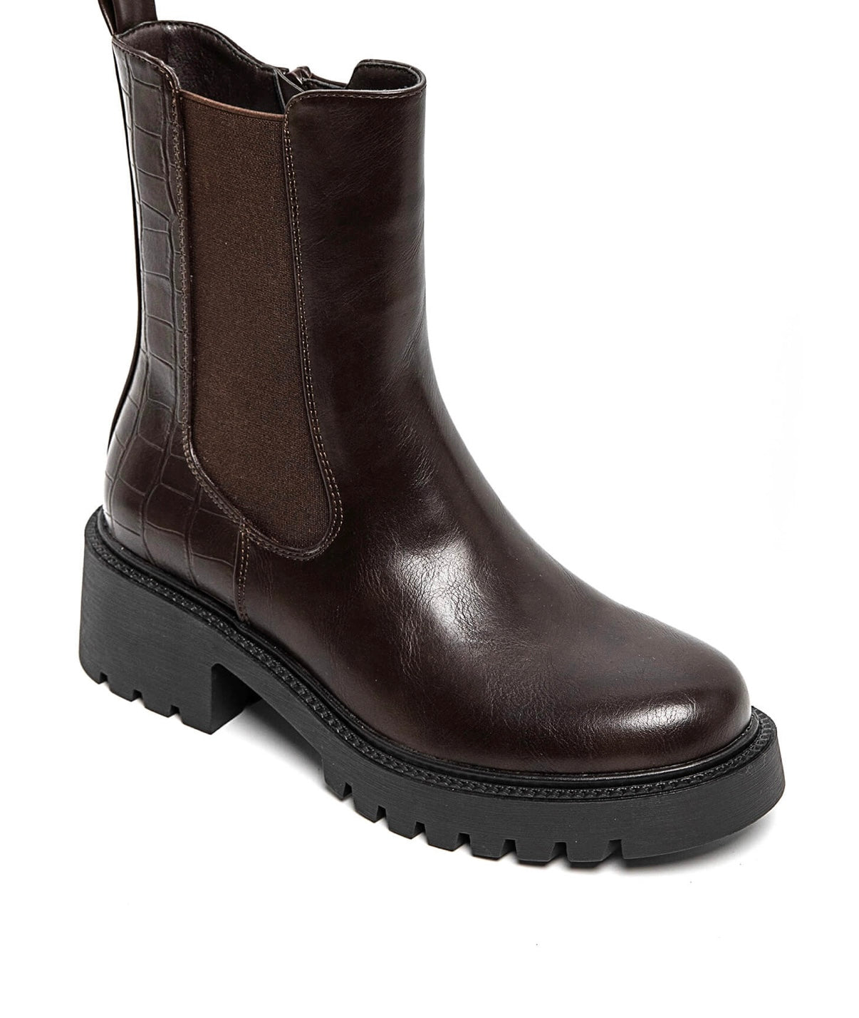 Stiefelette in braun