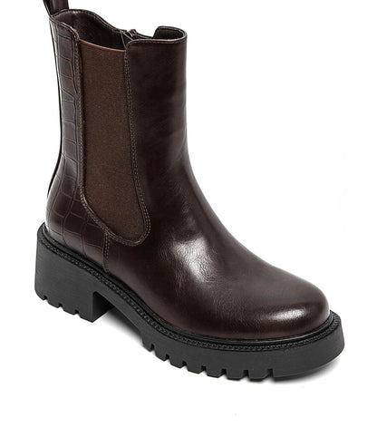 Stiefelette in braun