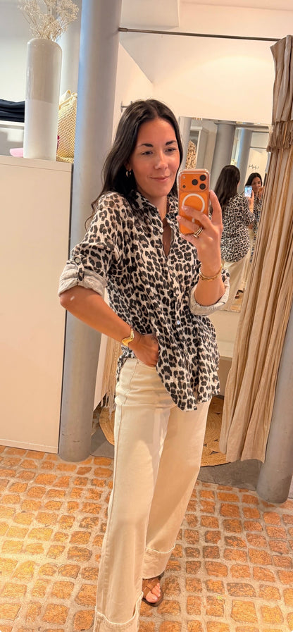 MUSSELIN BLUSE LEO