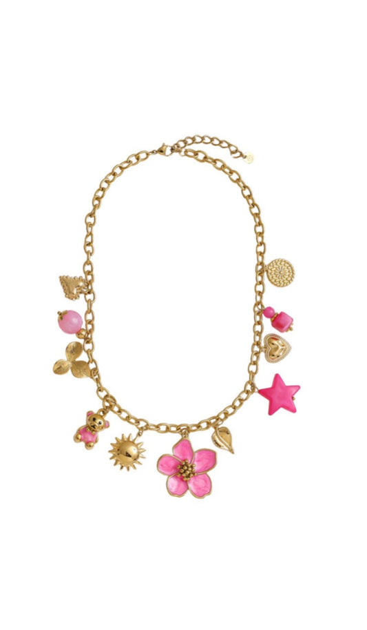 Kette mit Gliedern Teddy in gold