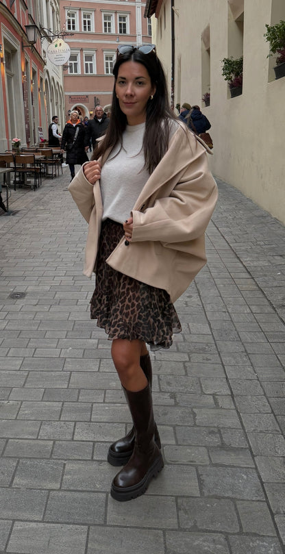 Stiefel Cropped in braun