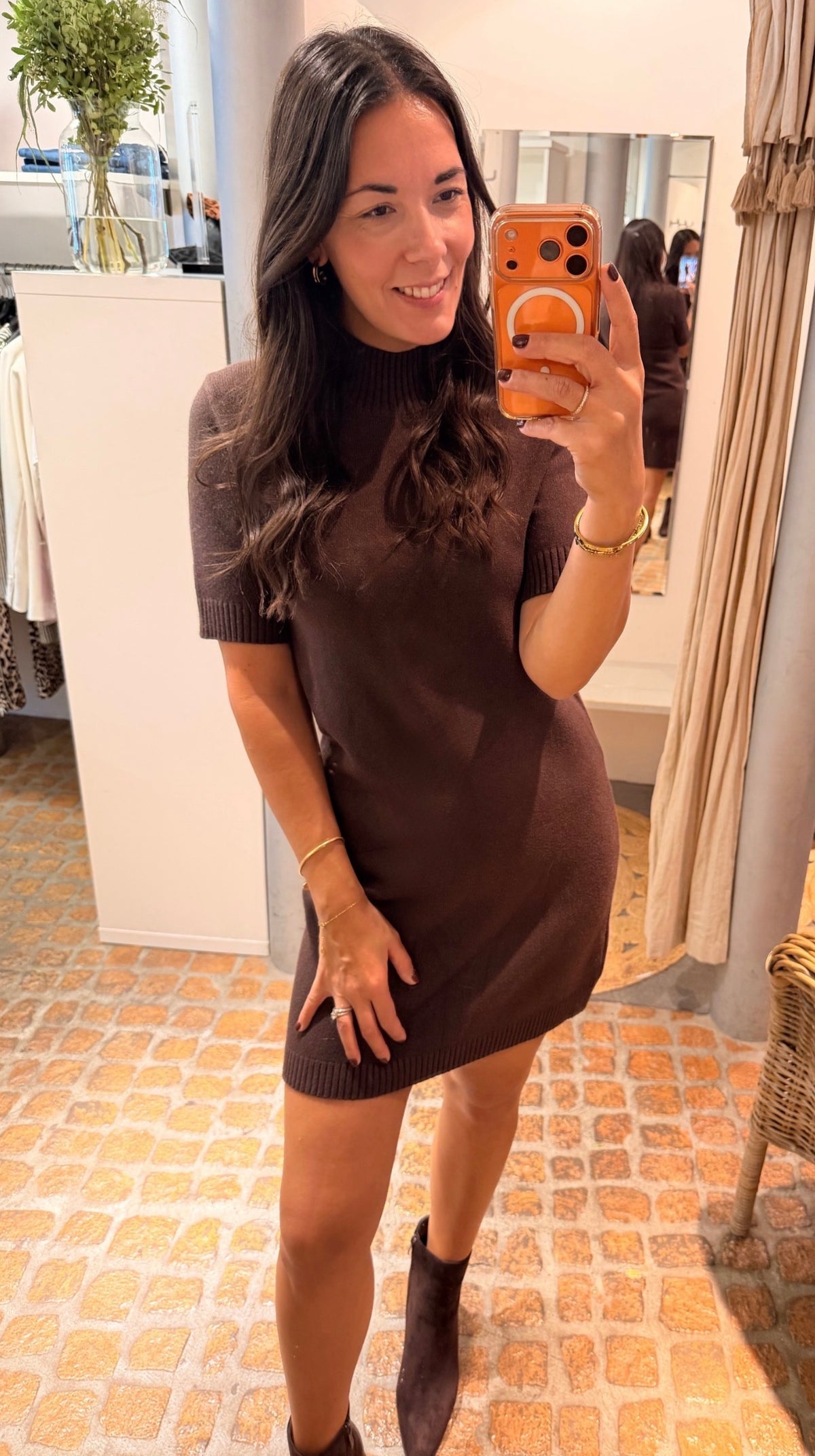 STRICK KLEID TURTLE NECK
