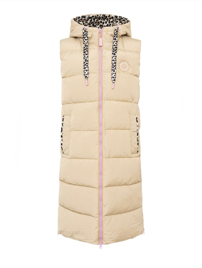 Zwillingsherz Steppweste LEO in beige