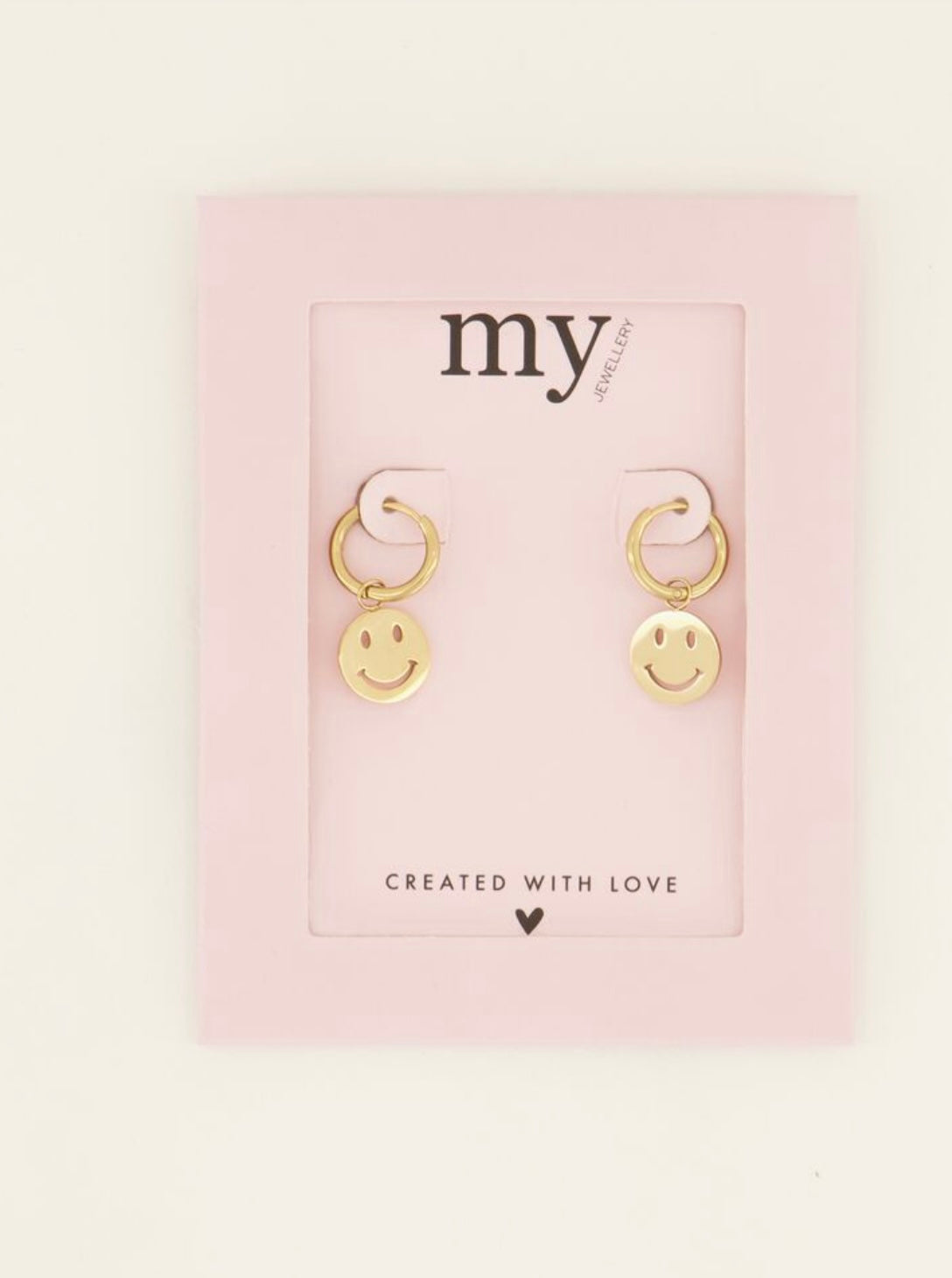 My Jewellery Ohrringe Smiley gold