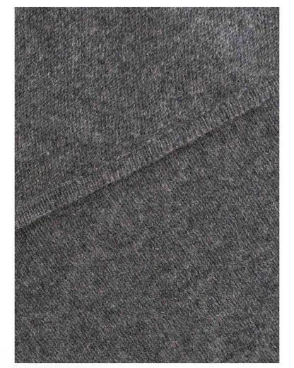 Zwillingsherz Kaschmir Dreieckstuch Anthrazit