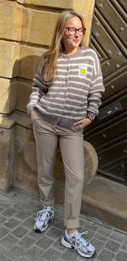 YAYA bequeme Hose in Beige