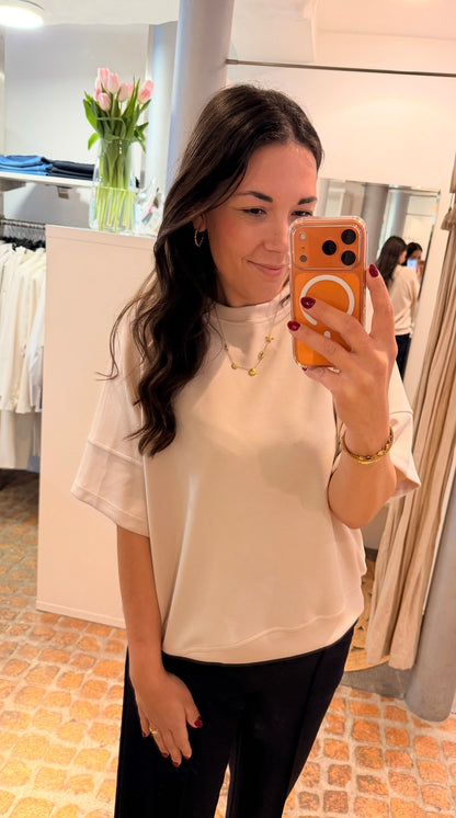 MIDI SHIRT MILANO IN BEIGE