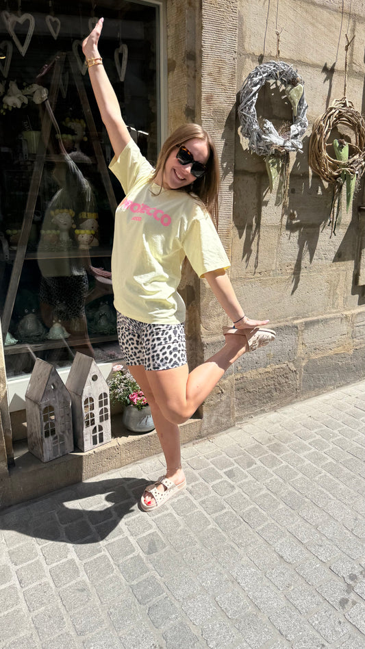 T-Shirt PROSECCO MOOD in gelb