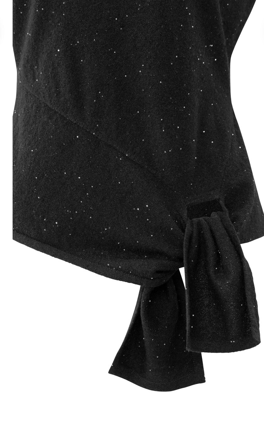 YAYA Strick Shirt mit Pailletten