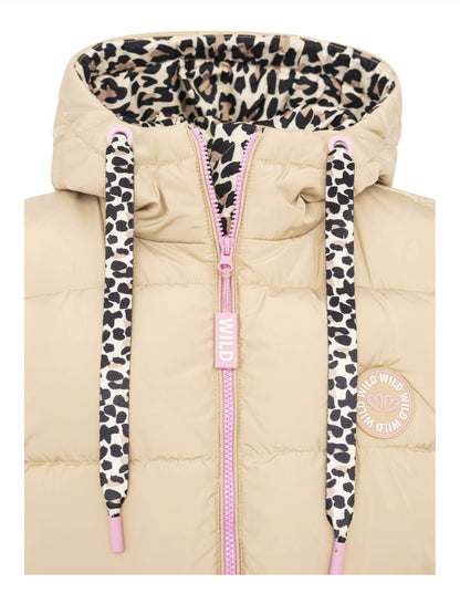 Zwillingsherz Steppweste LEO in beige