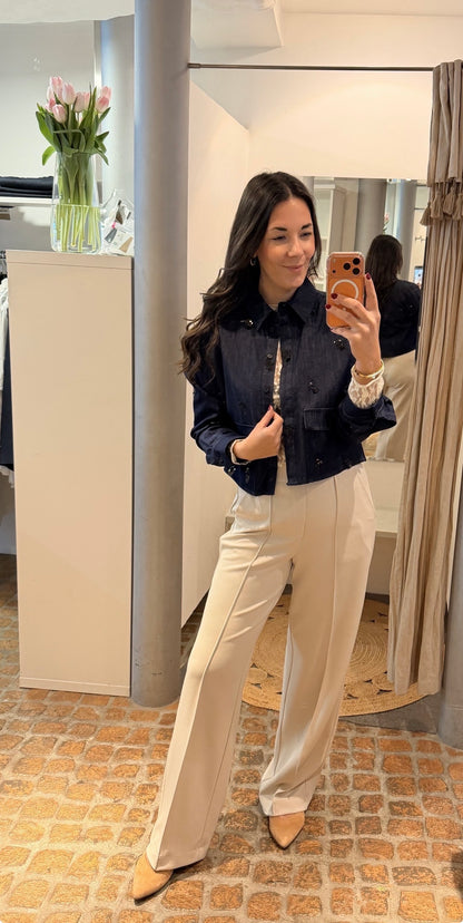 OUI HOSE LACY OFFWHITE