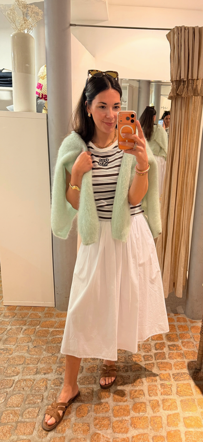 MOHAIR CARDIGAN MINT