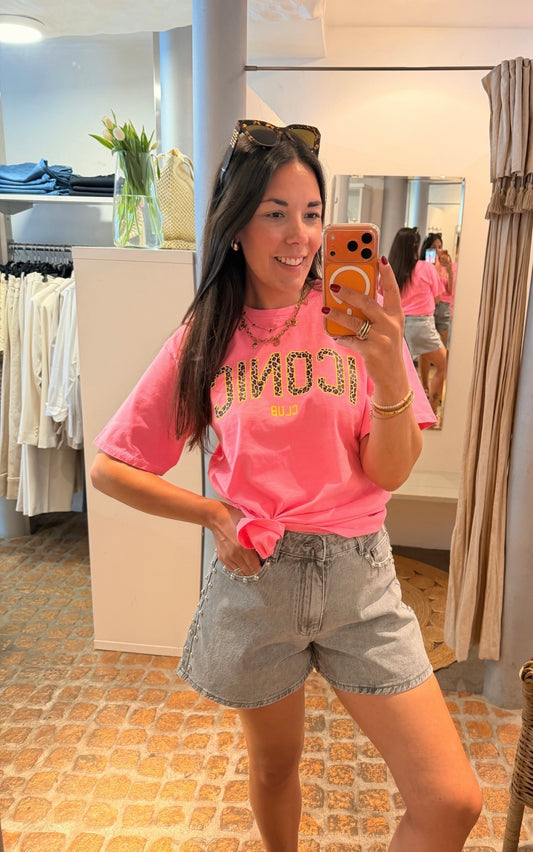 T-SHIRT ICONIC NEON PINK