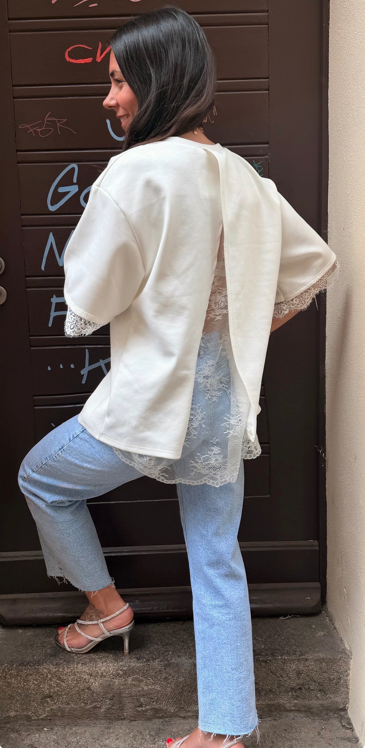 LACE SHIRT WHITE