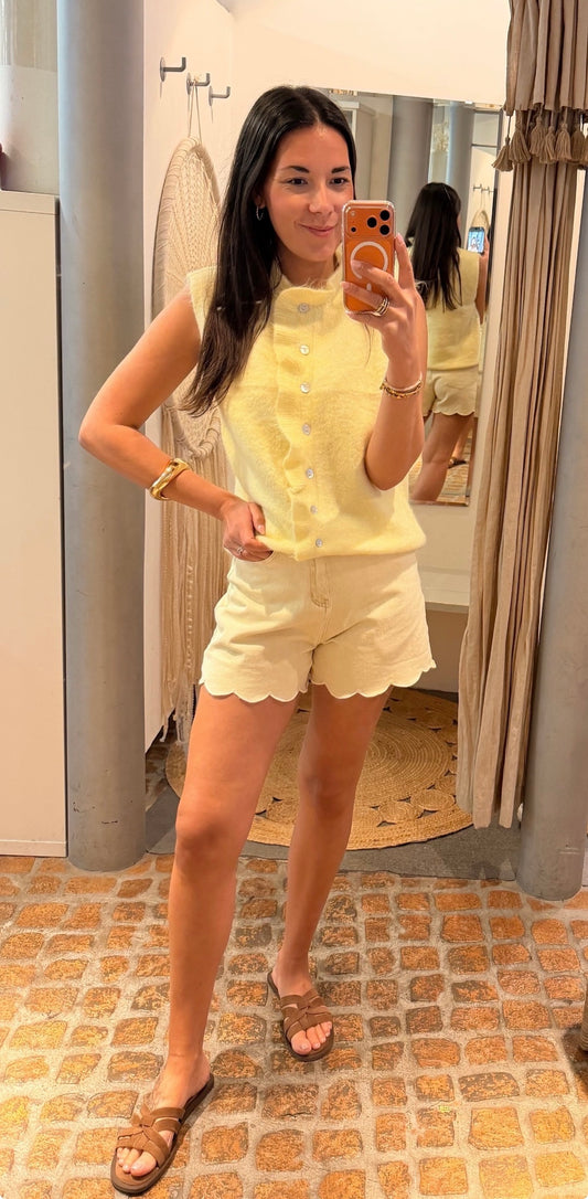 STRICK WESTE BUTTER YELLOW