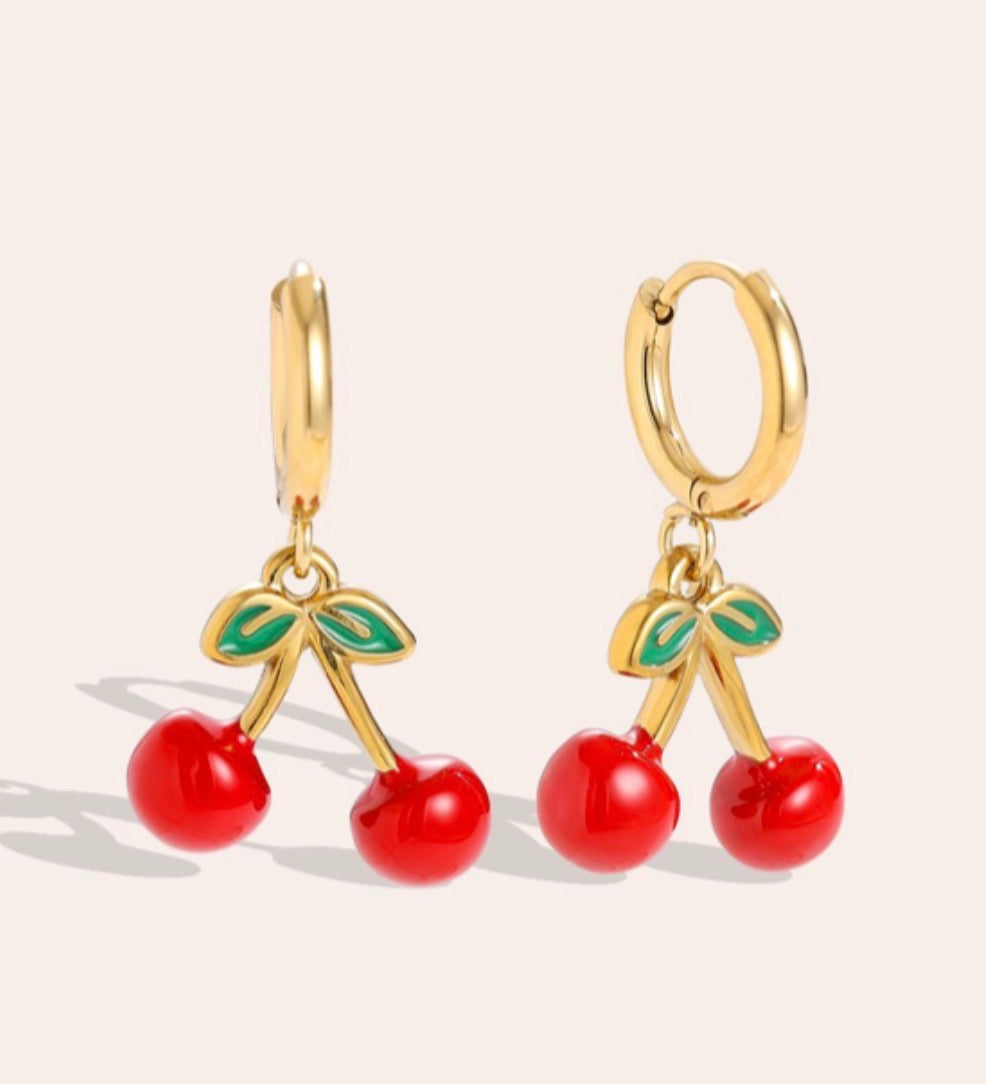 Ohrringe Cherry gold