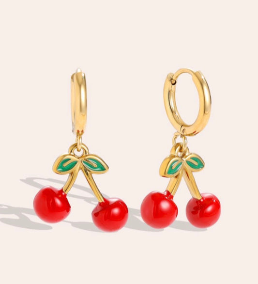 Ohrringe Cherry gold