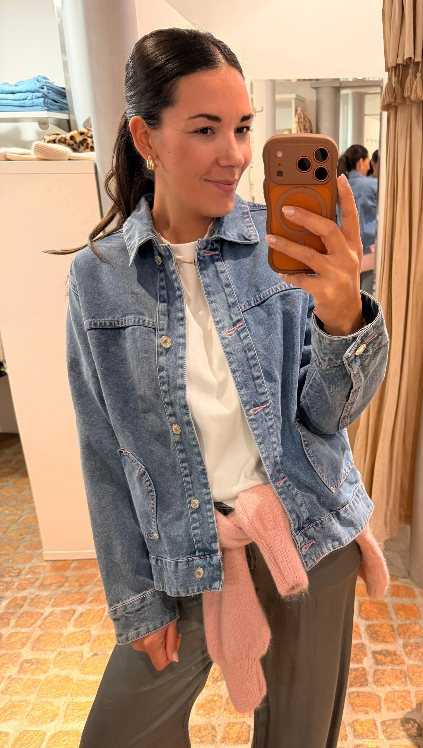 Zwillingsherz Jeansjacke Heart