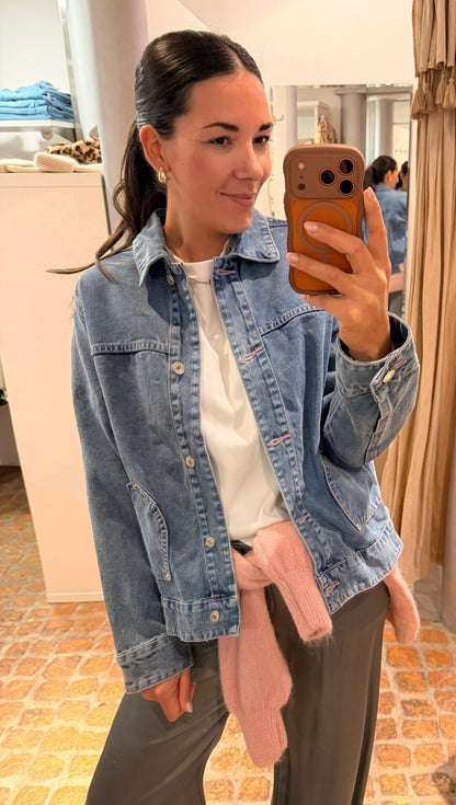 Zwillingsherz Jeansjacke Heart