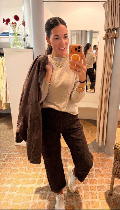 MIDI PULLI KASCHMIR TAUPE
