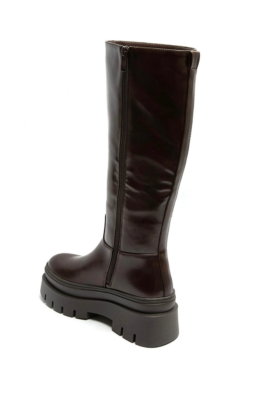 Stiefel Cropped in braun