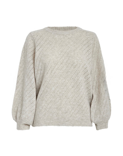 Peppercorn Pullover in beige melange