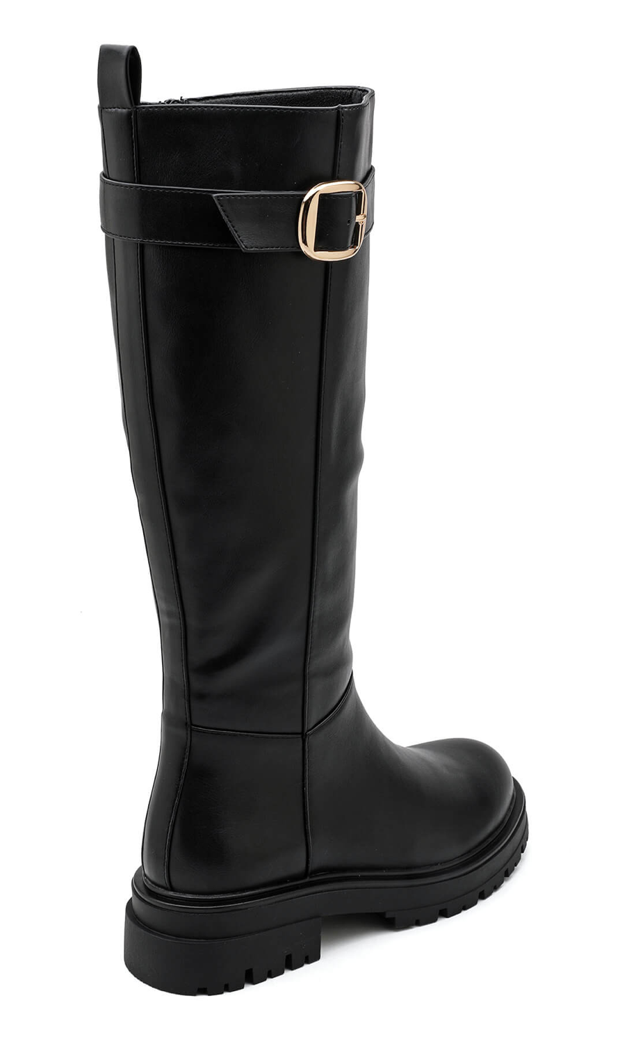 Long Boots everyday in schwarz