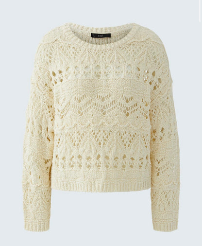 OUI PULLOVER WHITECAP GRAY