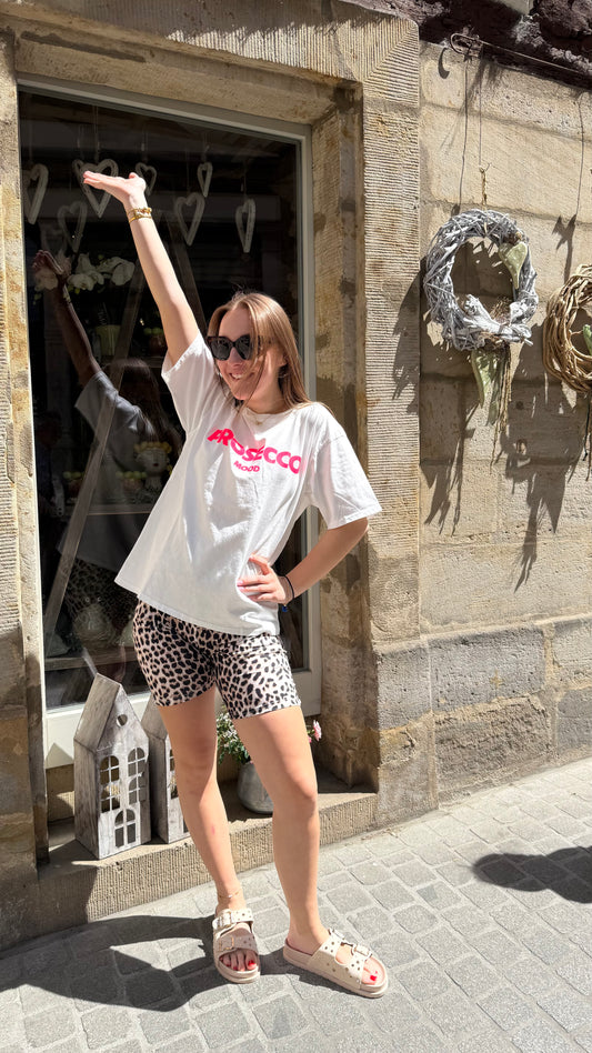 T-Shirt PROSECCO MOOD in weiß